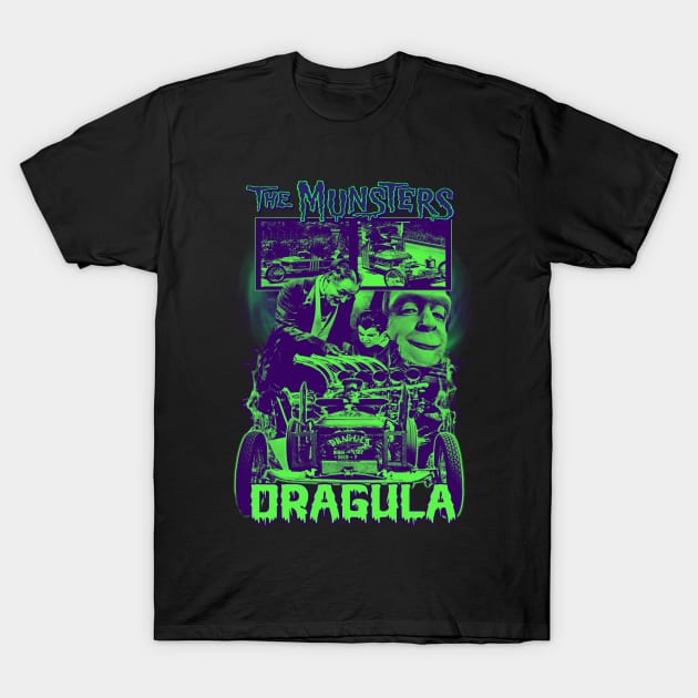 The Munsters. Dragula. (Version 1) T-Shirt by The Dark Vestiary
